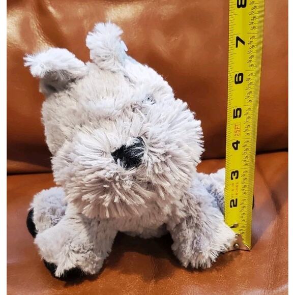 6.5 Inch Gray Terrier Schnauzer Puppy Dog 2012 State Farm Advertising Plush - Picture 8 of 9